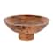 Hello Honey® 11.5" Walnut Mango Wood Footed Bowl
